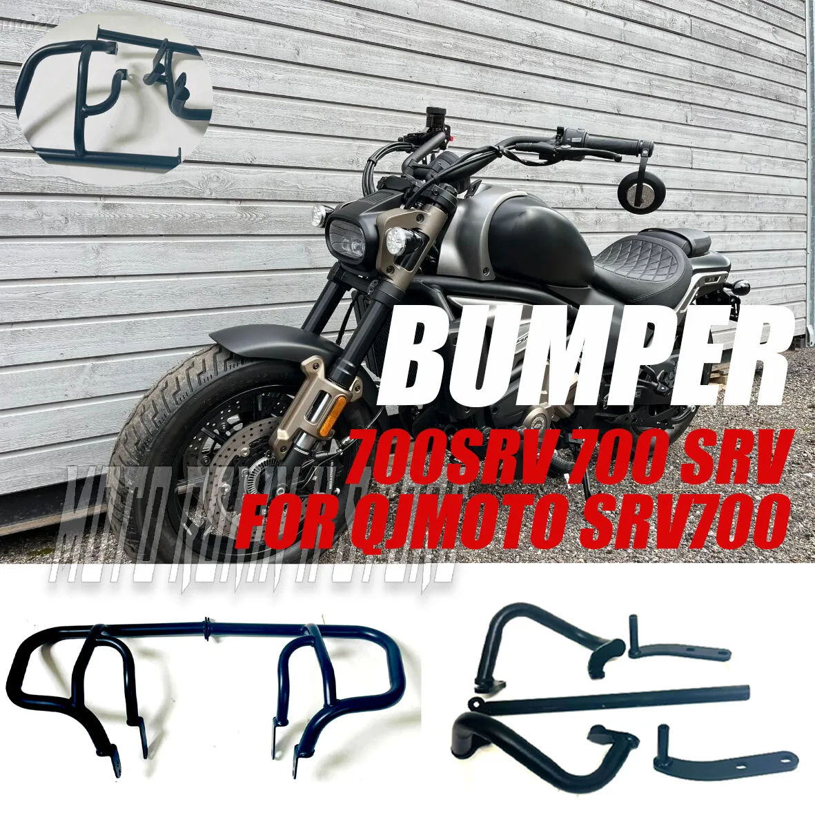 Para qjmoto srv700 700srv 700 srv barras de colisão quadro protetor guarda motor da motocicleta guar