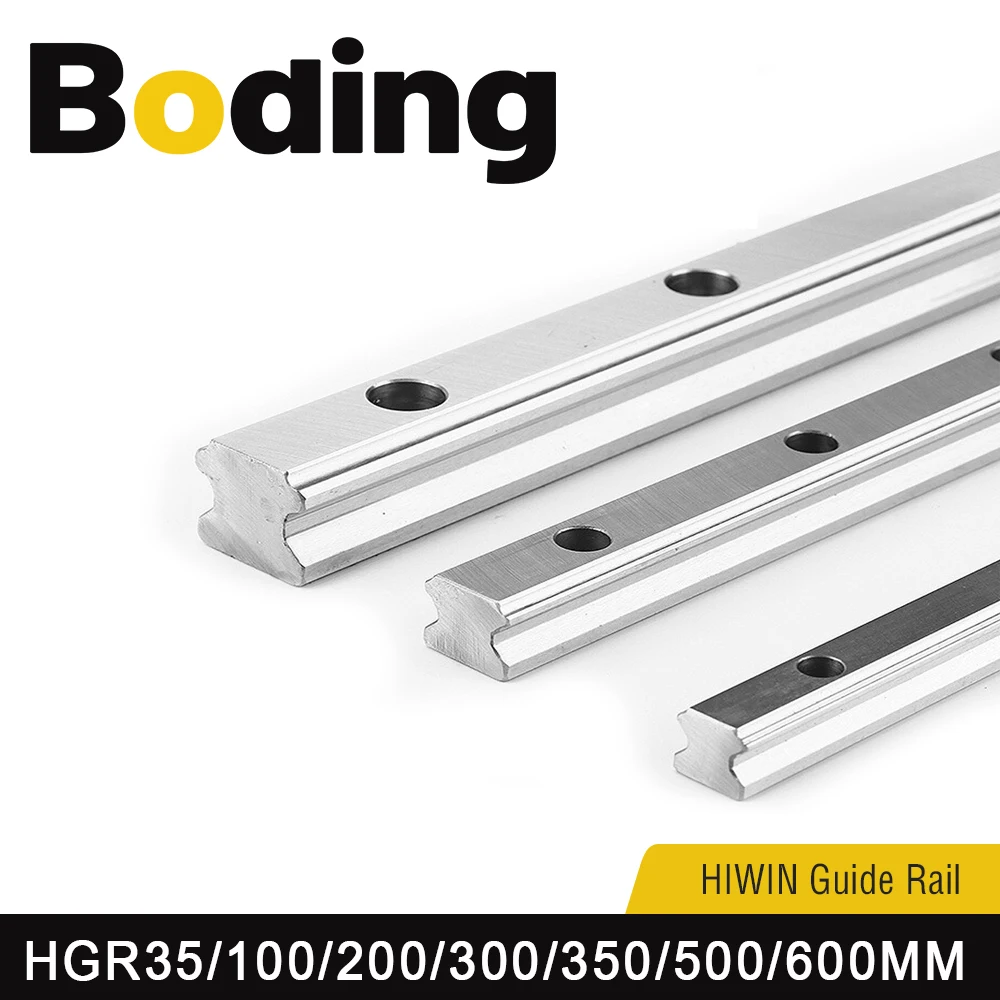 Boding HGR35 Square Linear Guide Rail Hiwin 2pcs100-1150mm Hiwin Slide Block Carriages Hgh35CA For Cnc Router Engraving