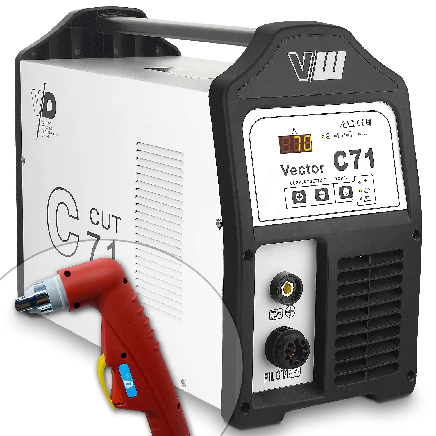Stahlwerk &vector Plasma Cutting Machine C71 Inverter Welding Machine 70Amp CNC Plasma Cutters
