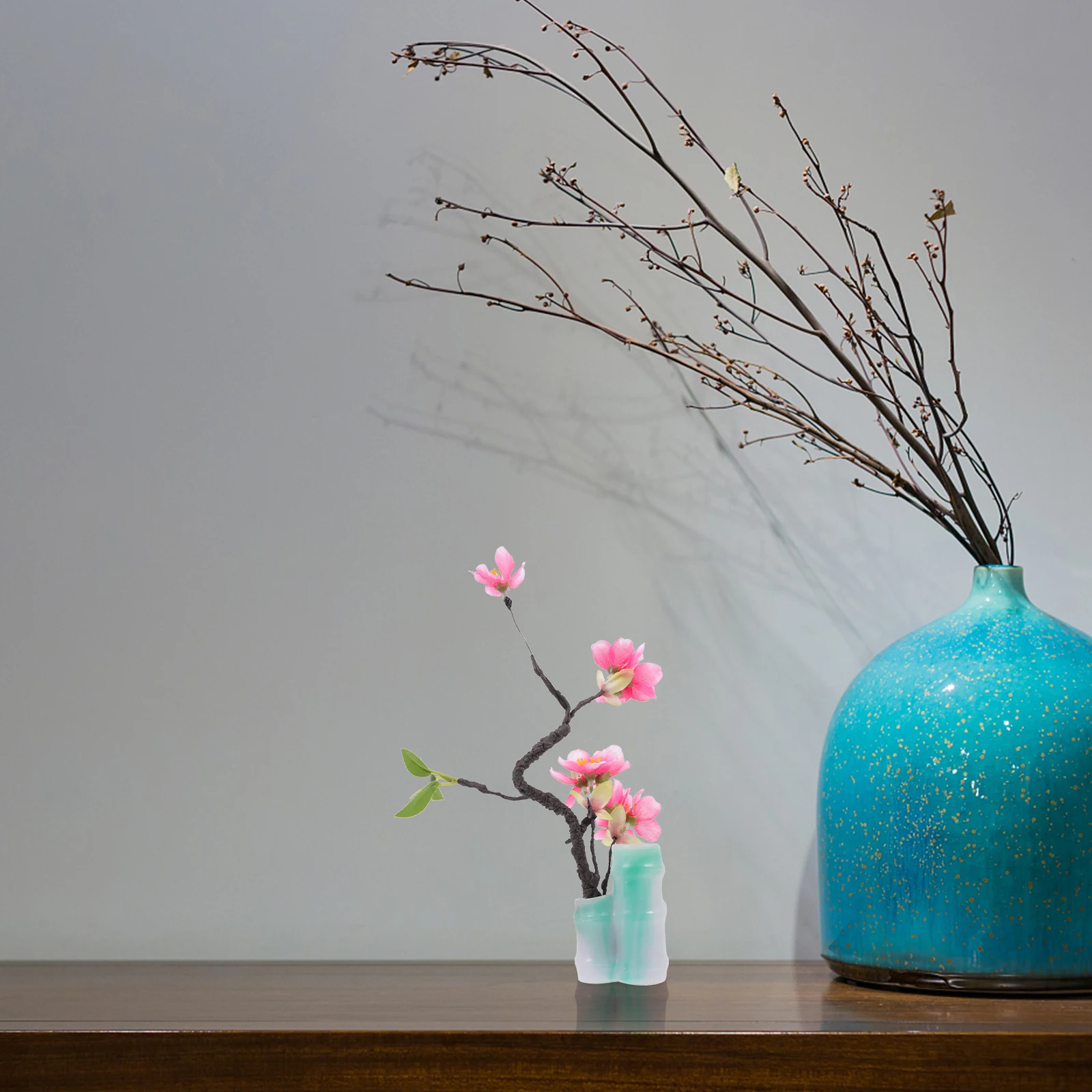 

Resin nament Decorative Flowers Sushi Platter Adornment Tabletop Decoration Realistic Modeling Unique Creativity Stable Base