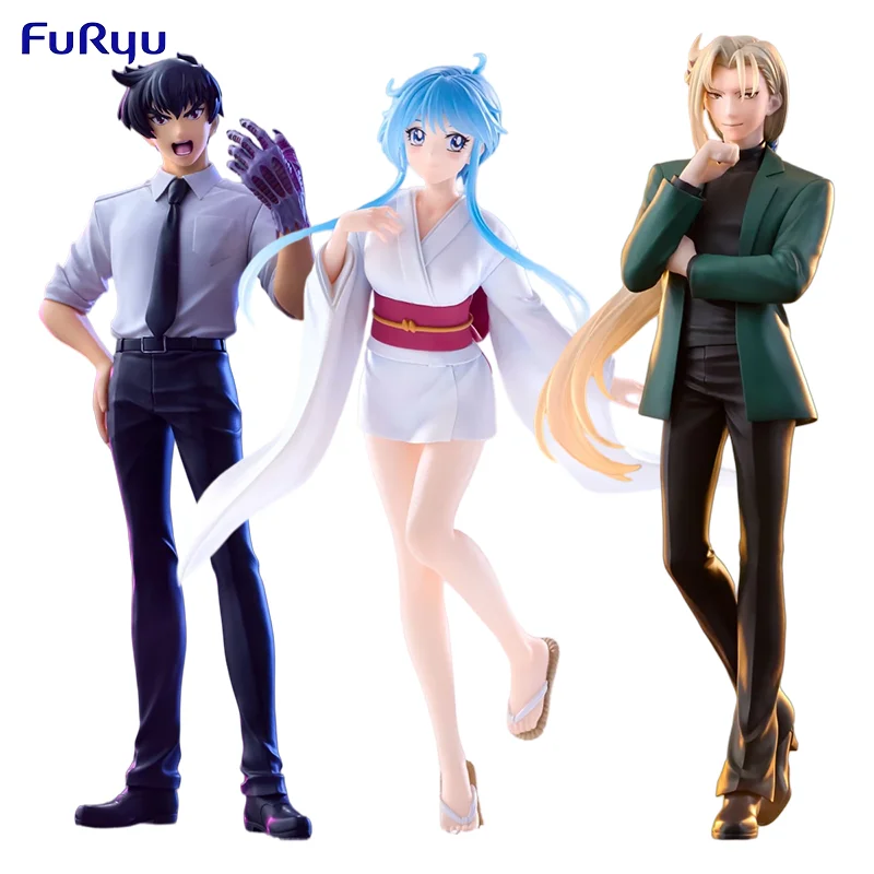 Коллекционные фигурки FuRyu Jigoku Sensei Nube: Юкимэ, Мейсуке Нуэно, Кёсукэ Тамамо – Декор для рабочего стола, подарки на праздники