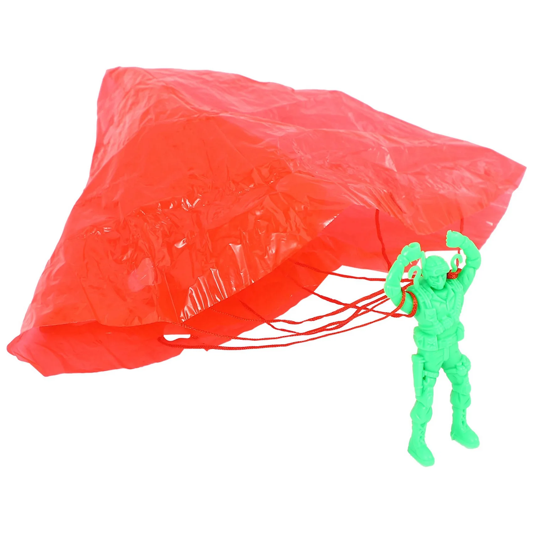 ODIES-3X Plastikowy Spadochron Wyrzucany Ręcznie dla Żołnierzy na Zewnątrz, Spadochron do Rzucania dla Dzieci, Chłopców i Dziewcząt, Prezent
