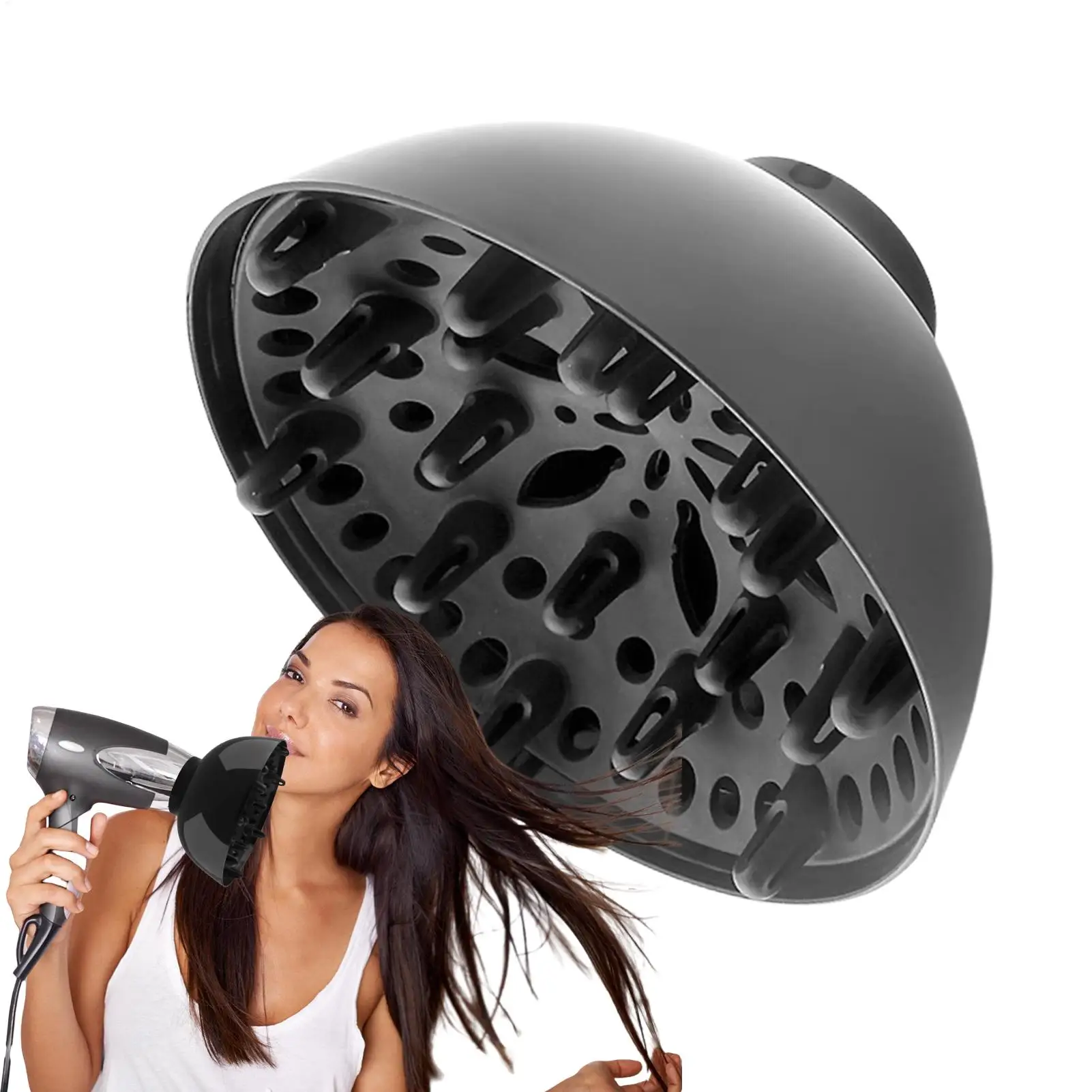 Universal Hair Diffuser Blow Dryer Comb Attachment Hair Styling Curly Dryer For Salon Home Styling Dressing Hair Dryer Diffuser
