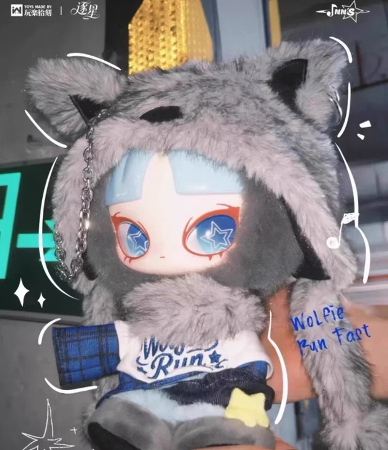 

2025 New Inns Chasing Stars Edition Wolves Limited Edition Blind Box Vinyl Face Doll Pendant Ornaments Trendy Toys Gift For Kid