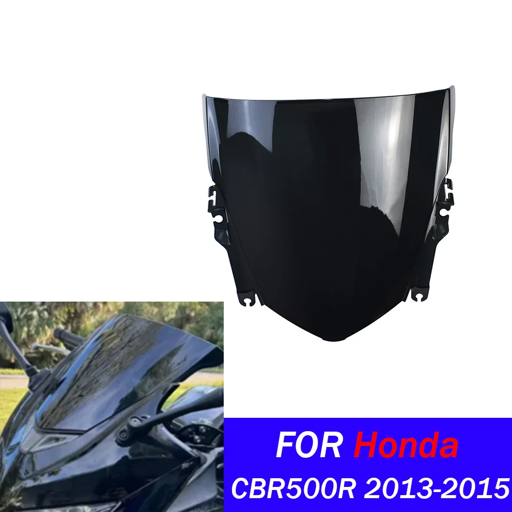 

For CBR500R Front Wind Screen Shield Air Deflectors For Honda CBR 500R 2013-2015 Windscreen Motorcycle Windshield Accessories