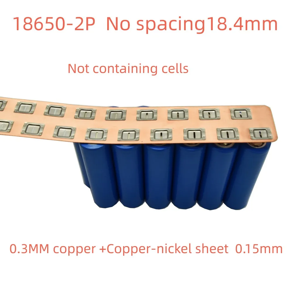 

3PCS18650 Copper Nickle Busbar 21700 Copper Busbars Custom Copper Sheet For Battery Pack Battery Nickel Copper Strip Plated