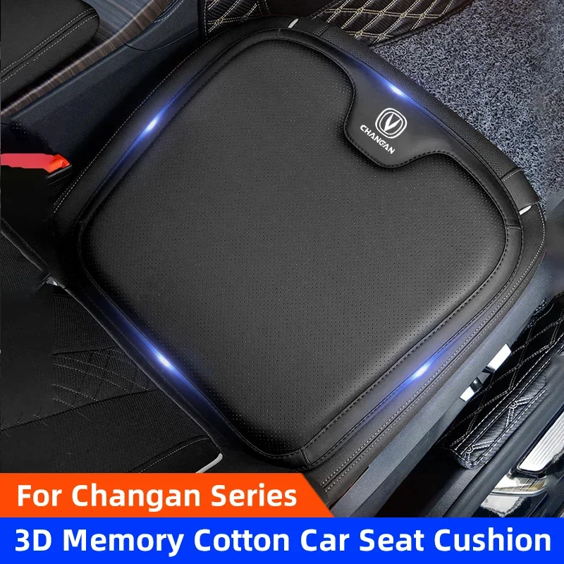 Perforated Leather Car Seat Cover For Changan CS35 alsvi CS55 CS75 CS85 CS95 Breathable and Non-slip Auto Interior Seat Cushion