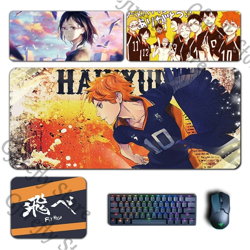 

Mouse Mat Large Size Shoyo Hinata Ambitus Haikyuu!! Anime Unisex Tobio Kageyama Computer Keypad Table Placemat Keyboard