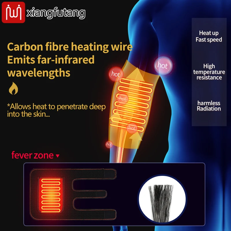 Massageador de cotovelo aquecido, 3 modos de massagem de aquecimento, serve para cotovelo, antebraço, sola, abdômen, alivia tendinite, tênis, cotovelo, dor muscular