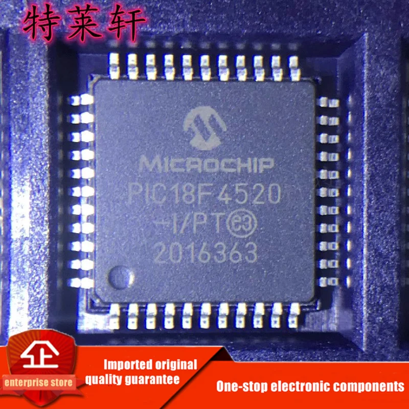 New Original PIC18F4520-I/PT PIC18F4520T-I/PT PIC18F4520 18F4520 TQFP44 Microcontroller Chipset