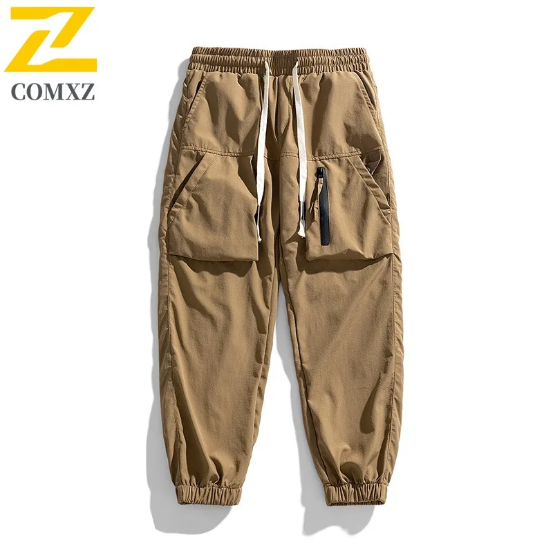 

Men Tactical Cargo Pants Summer American Style Joggers Streetwear Breathable Ankle Trousers Utility Workout Casual With Pockets