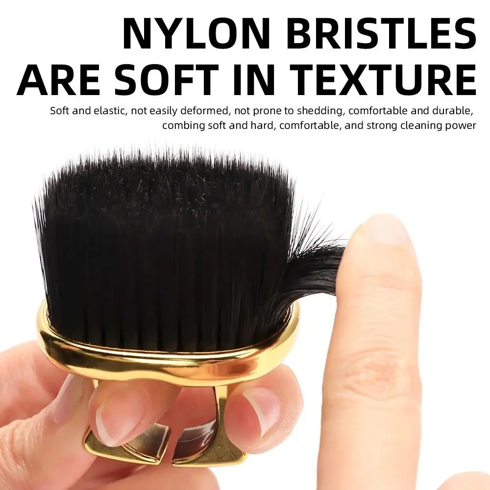 دائم حلقة الرقبة الوجه منفضة تصفيف الشعر المهنية اللحية فرشاة الحلاق فرشاة الشعر صالون #5