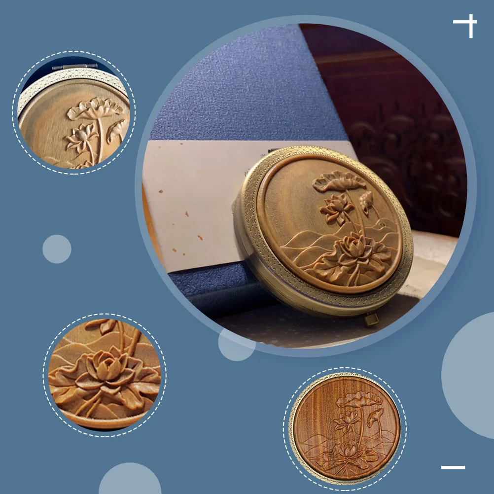 Stilvoller, schicker, doppelseitiger Klappspiegel aus Metall im Taschenformat, kleine Geldbörse, Reise-Make-up-Werkzeug für Frauen und Mädchen, Make-up-Spiegel