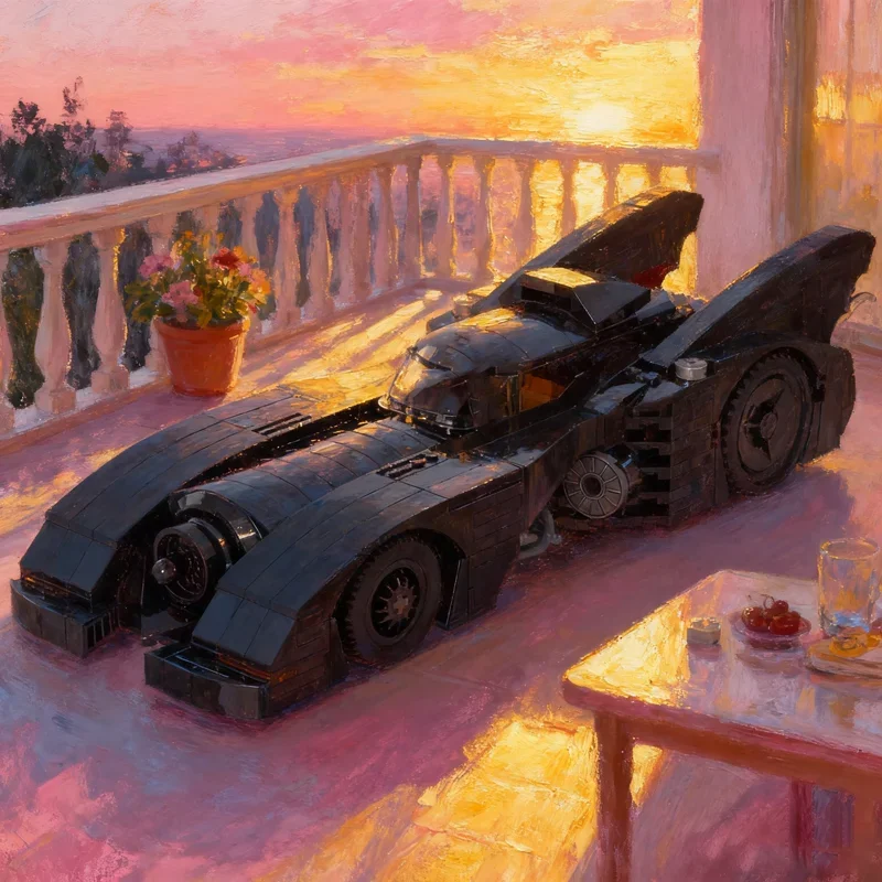 

532pcs MOC Batmobile City Champions Super Car Model Building Blocks Construction Toys Christmas Gifts Idea Education Brick