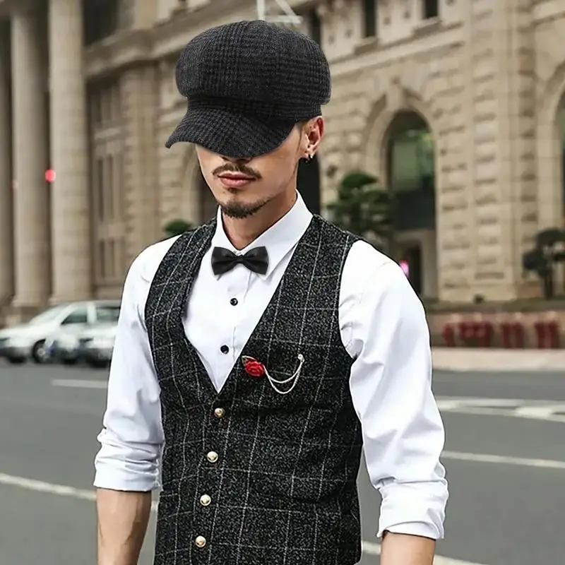 Herren 1920er Jahre Vintage Zeitung Junge Accessoires Retro Anzug Great Gatsby Party Party Requisiten 20er Jahre Thema Cosplay Bühnenauftritt