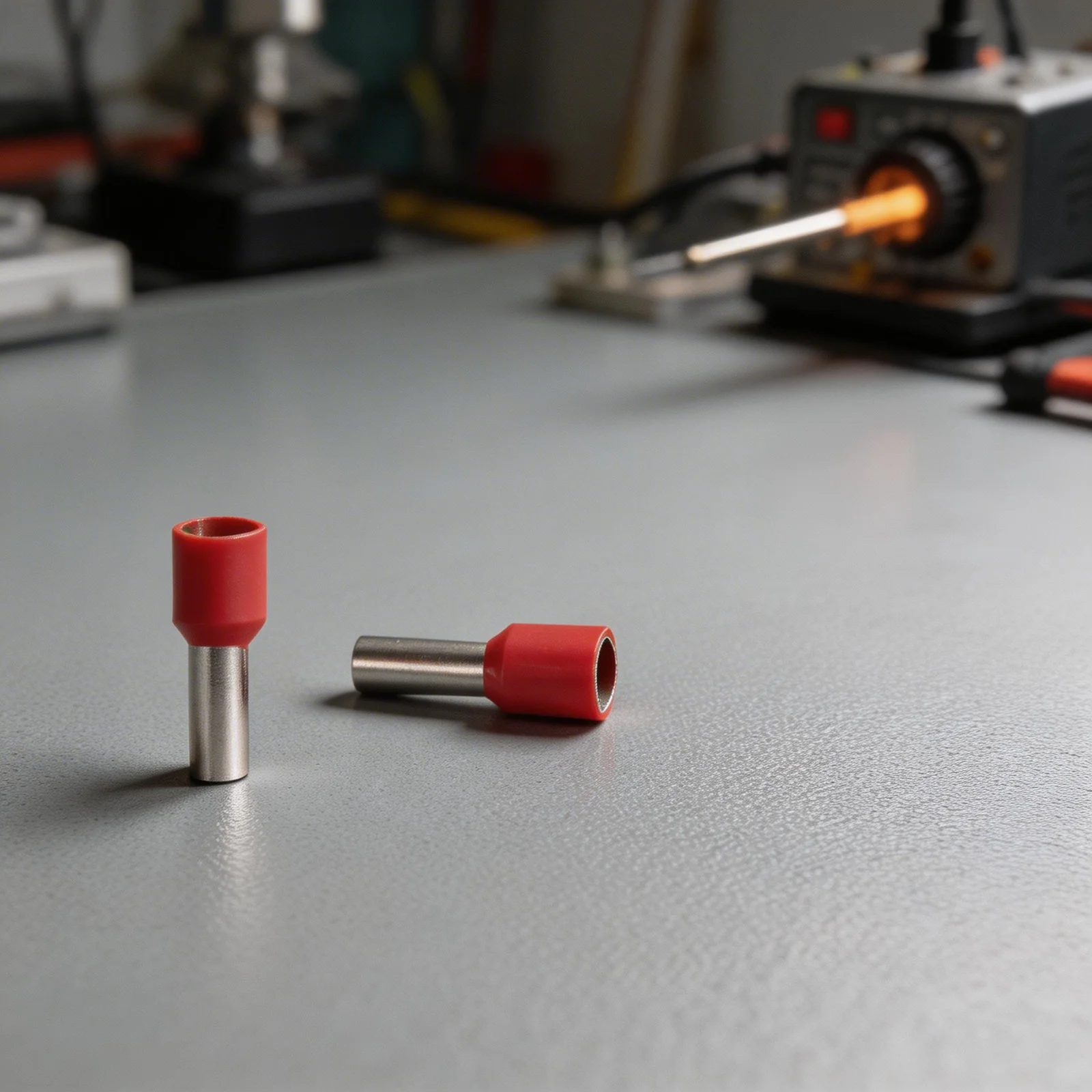 

1000 Pieces Red Wire End Sleeves 10 mm2 Wire Size 12 mm Length Pre Insulated Wire Ferrules for Electrical Connections
