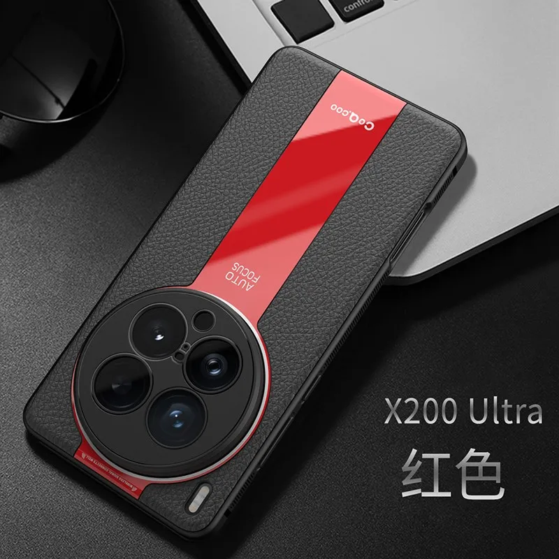 

Для VIVO X200 Ultra, X200s магнитный чехол ELVEV противоударный роскошный мягкий силиконовый чехол для телефона из искусственной кожи с матовой текстурой