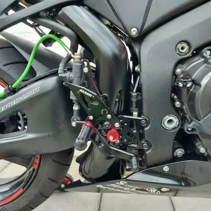 لهوندا CBR600RR 2007 2008 CBR-600RR CBR 600 مساند القدم الخلفية أوتاد مسند القدم دواسة دراجة نارية CNC قابل للتعديل Rearset GP التحول #2