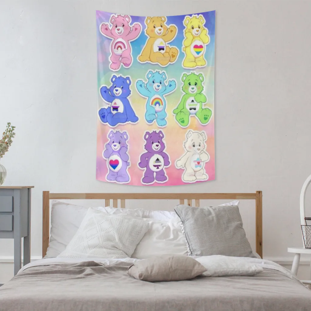 

Care Bears Tapestries Room Decoration Items Home Décor Bedroom Wall Decorating Cloth