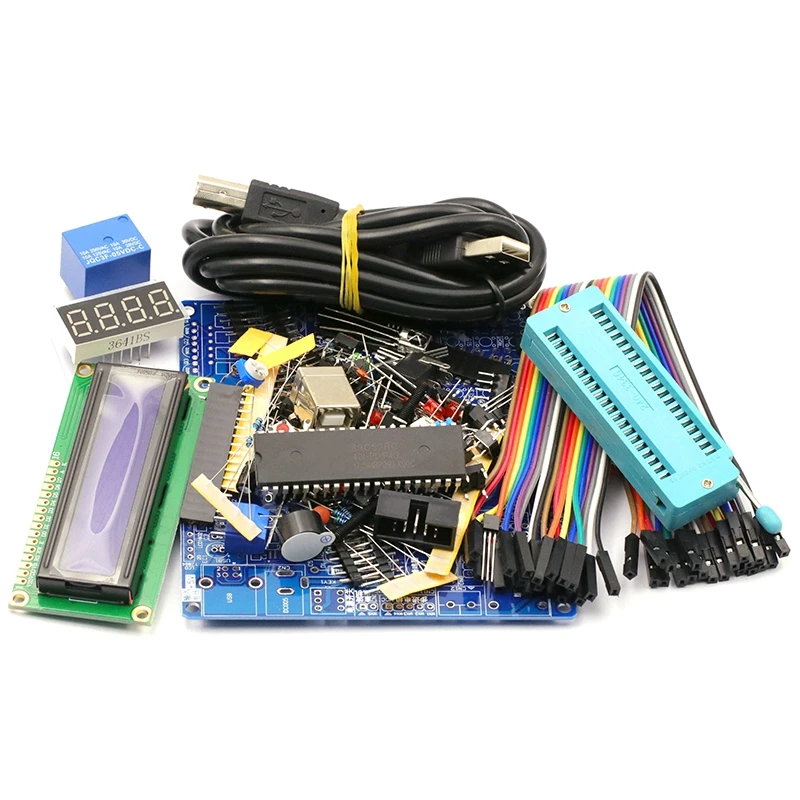 51 MCU, development board, learning board kit DIY kit, welding assembly 51 MCU core board spare parts