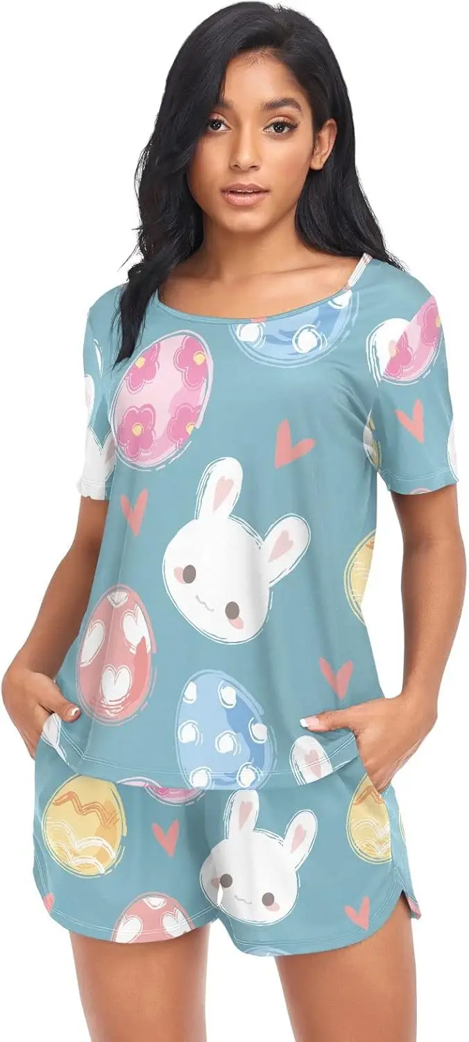 

Женские комплекты для сна: короткие пижамы и домашняя одежда, размеры S-XXL