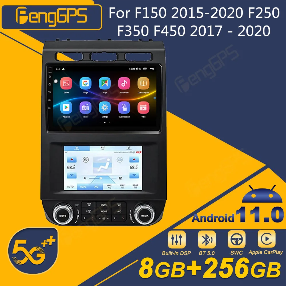 

Автомагнитола 2DIN для Ford F150 2015-2020, F250, F350, F450, 2017-2020, Android, стереоприемник, Авторадио, мультимедийный плеер, GPS-навигатор