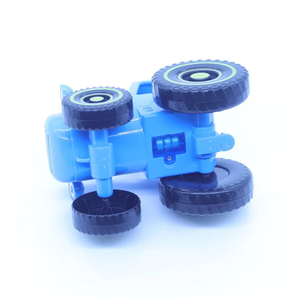 Early Learning Toy Small Car Mini Toys Car Model Farmer Blue Tractor Early Learning Blue Pull Wire Car Model Toy Kids