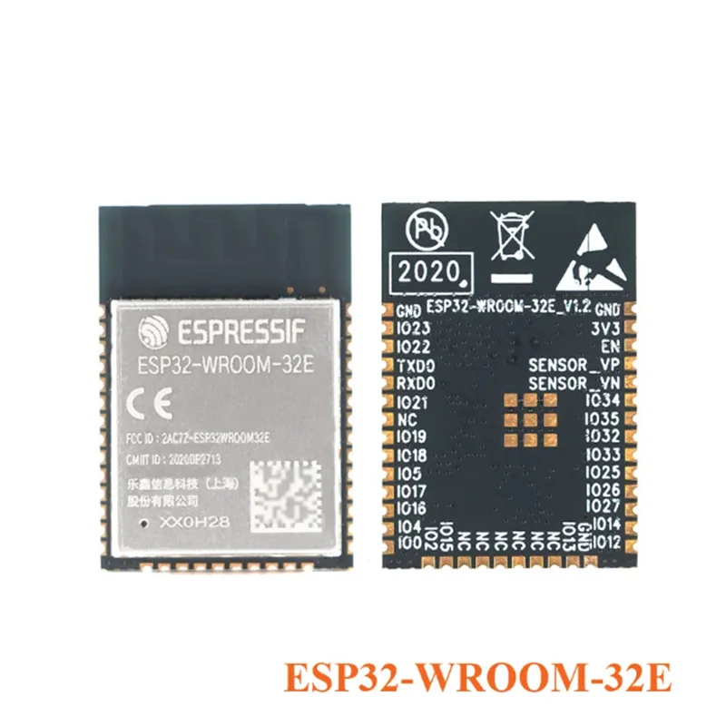 وحدة MCU متوافقة مع بلوتوث لاسلكي ، ESP32-WROOM-32E ، 4 ميجابايت ، 8 ميجابايت ، 16 ميجابايت ، ثنائي النواة ، واي فاي ، ESP32 ، WROOM 32E