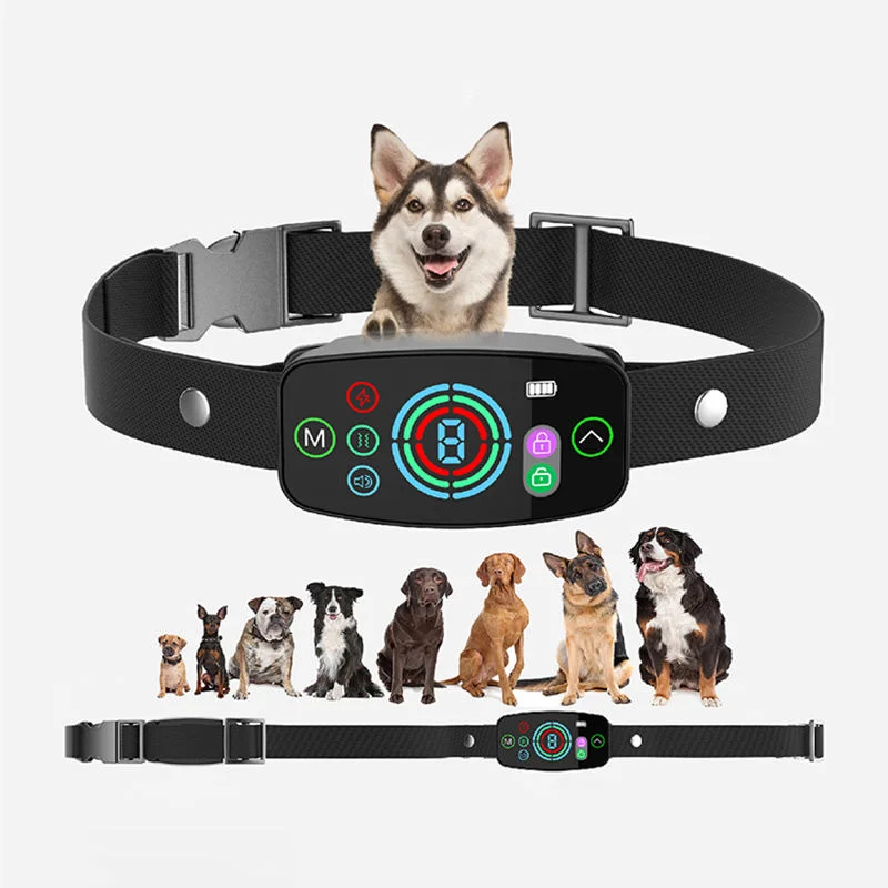 

Hot Sale New Smart Anti-barking Device Training Collar USB Automatic Color Screen Bark Control Device Dog Training Shock Collar