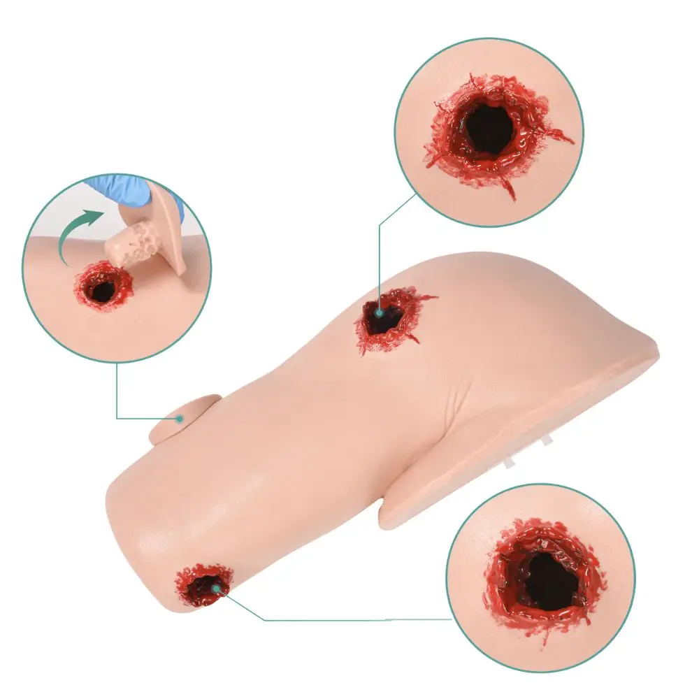 

Тренажер для контроля кровотечений при пулевого ранения на плече