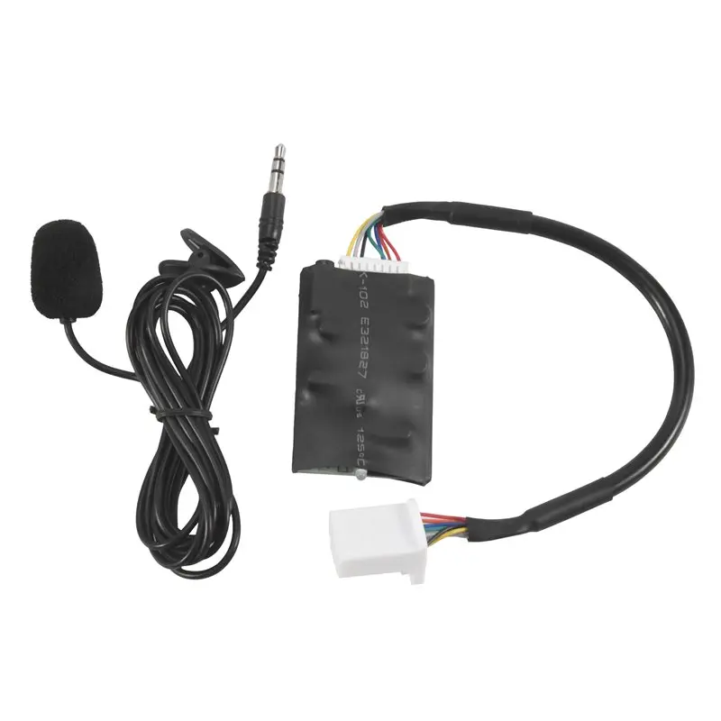 

WF-Car Radio Audio Adapter Bluetooth AUX Cable Microphone Handsfree Music Interface Disc Box For Toyota Camry Corolla RAV4