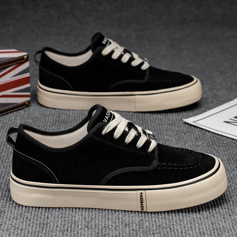 

Autumn 2025 Men's White Chunky Sneakers - Breathable Minimalist Design, Student-Friendly & Instagram Popular