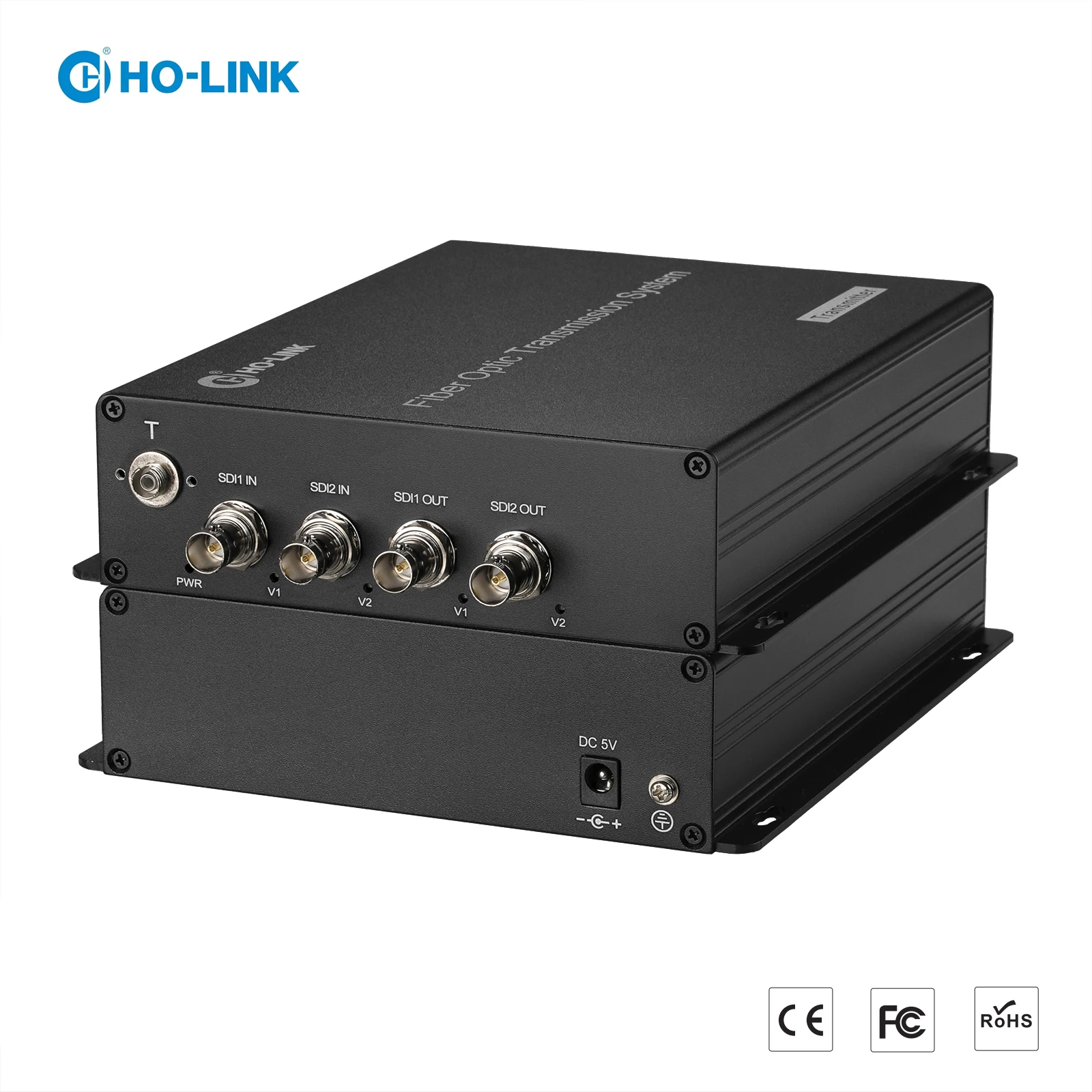 2 CH Bidi 3G-SDI video over Fiber optic Media Converters Transmitter Receiver SDI Fiber Extender