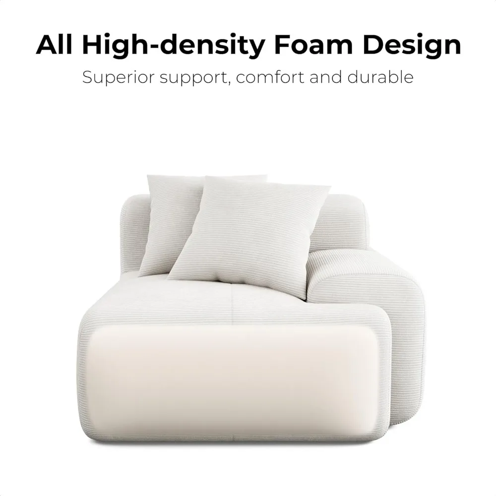 L-Shaped Modular Sectional Couch 118