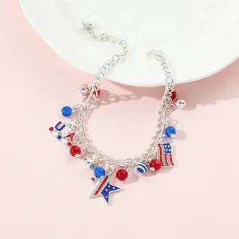 6 best sales Pulseira de bandeira com miçangas - №3