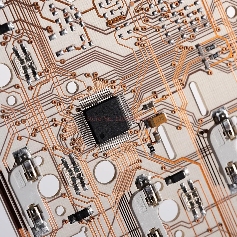 Nieuwe Ipi Full-Key siliconen Ponor87 met zachte sleuteldop Transparant licht mechanisch toetsenbord met lichtpositie Verjaardagscadeau