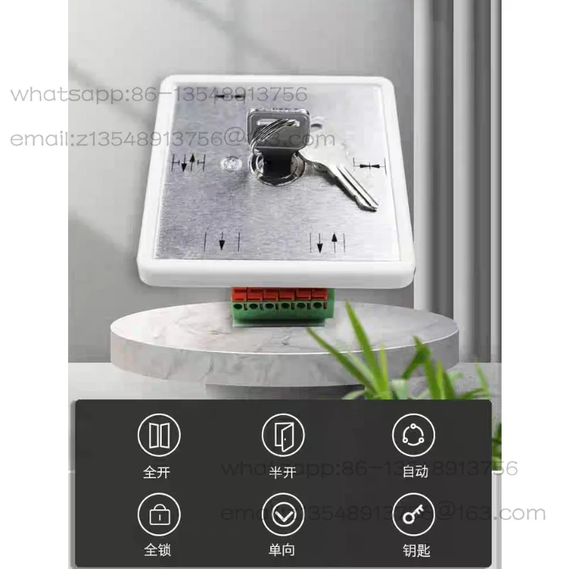 Universal Program Switch, Key Switch, Normally Closed, Normally Open, Half Open, Automatic, Etc.