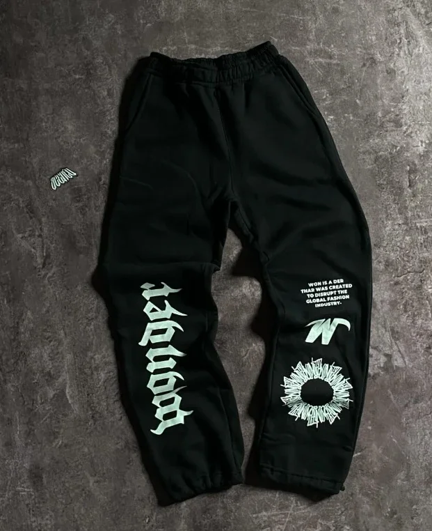 

2025 urban men's joggers streetwear cotton elastic waist slim fit casual summer pants