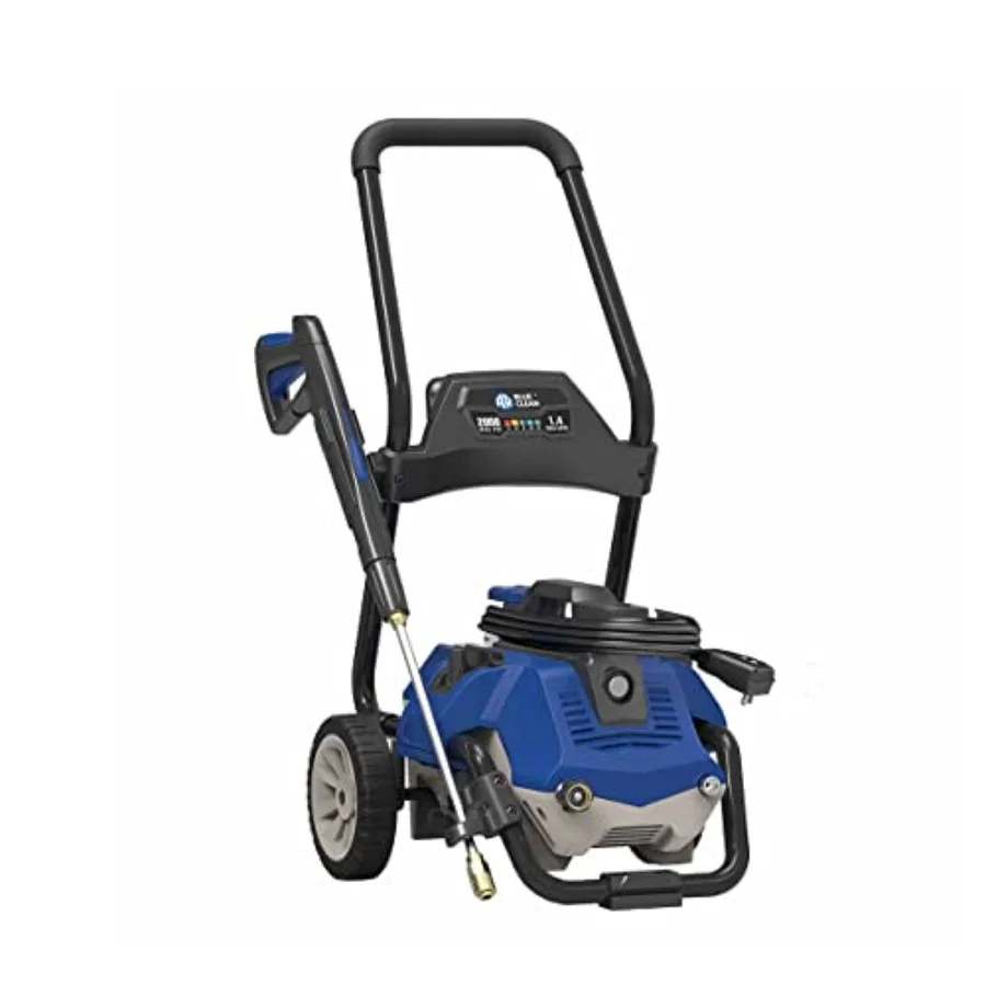 

AR2N1 Electric Pressure Washer-2050 PSI 1.4 GPM 13 Amps Quick Connect Accessories 2 in 1 Detachable Cart On Board Storage Porta