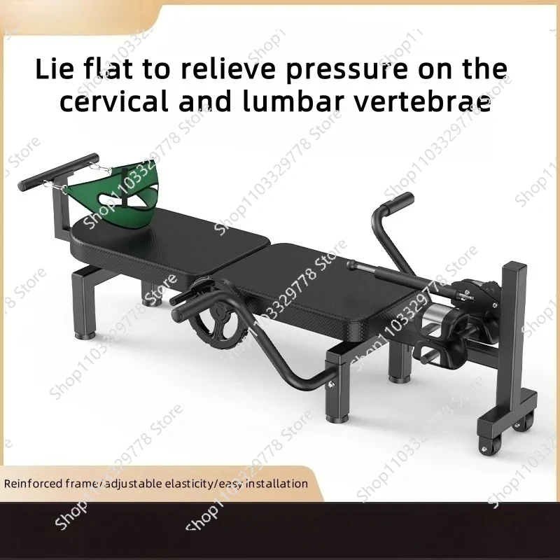 Cervical and lumbar stretching machine spinal column stretching fitness leg handstand machine soothing bed