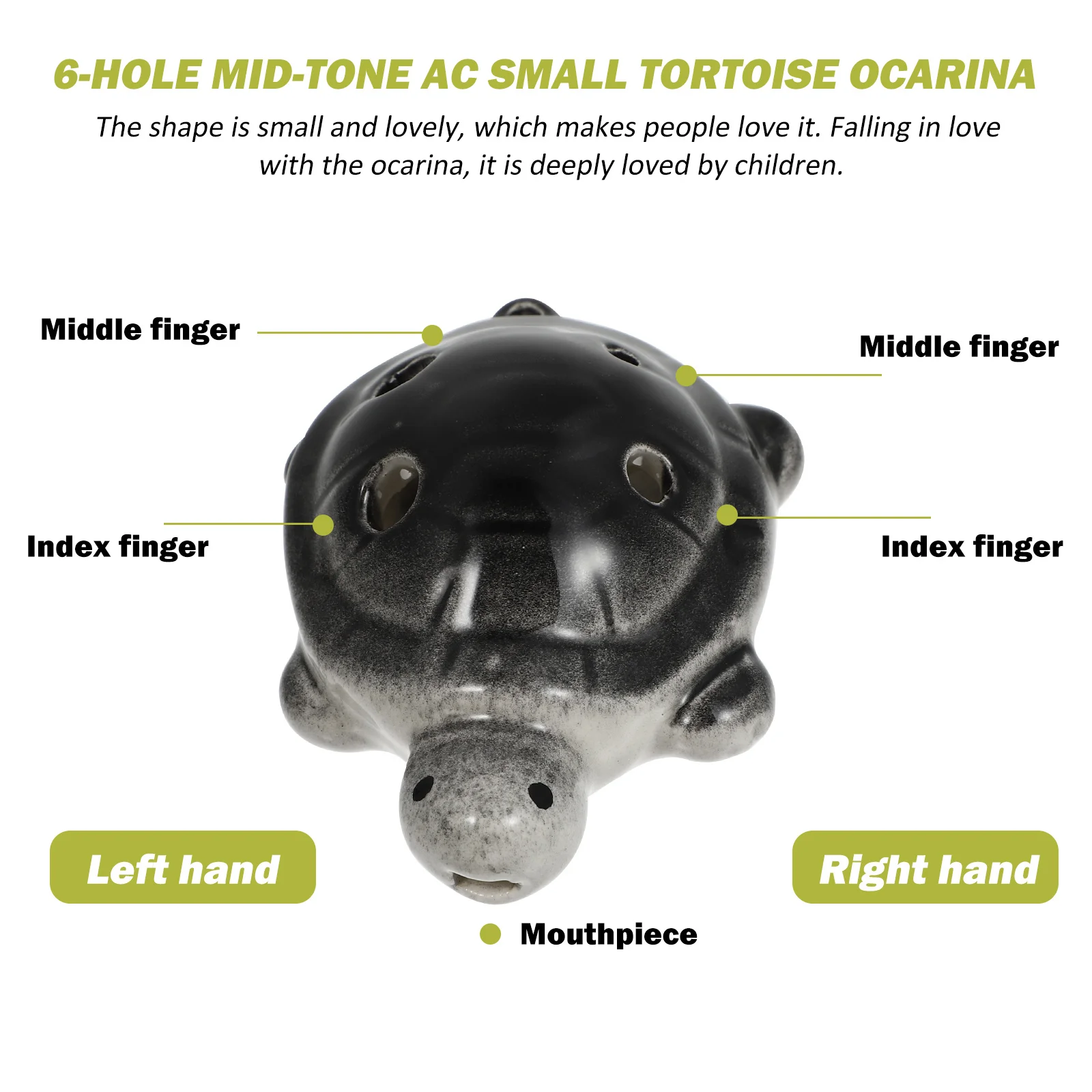 

Ocarina Beginner Animal Ocorina Musical Instruments Cute Turtle Themed Little Ocerina