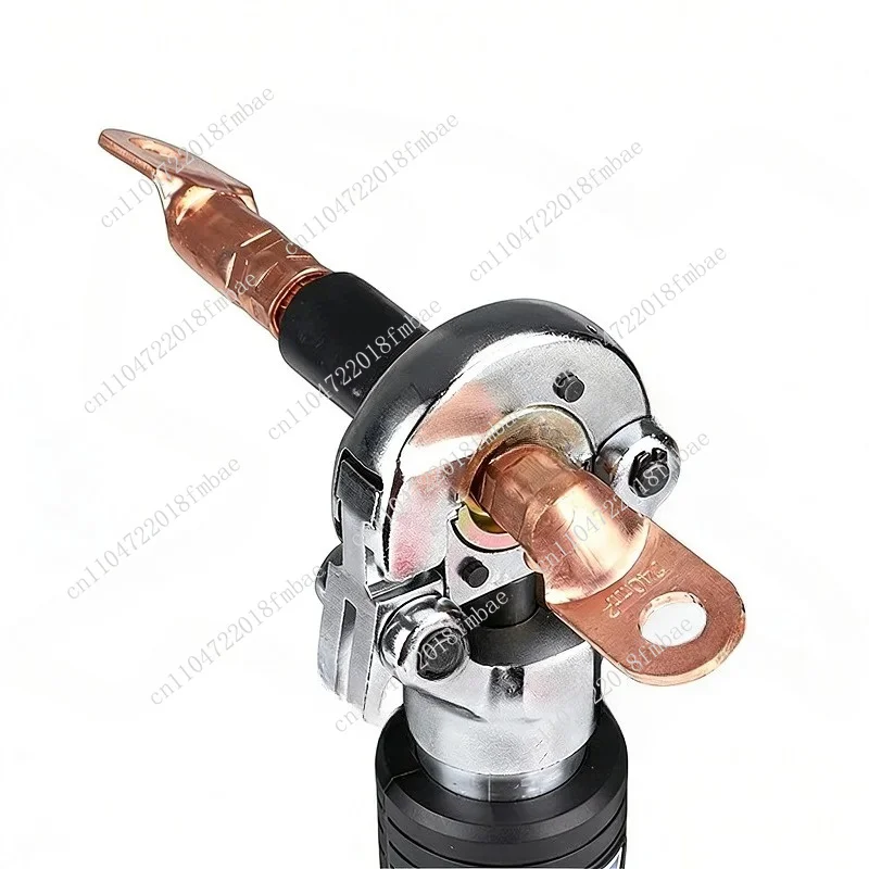 Battery powered cable cutter Hydraulic cordless cable cutter with battery powered cable patch crimp tool - view 6
