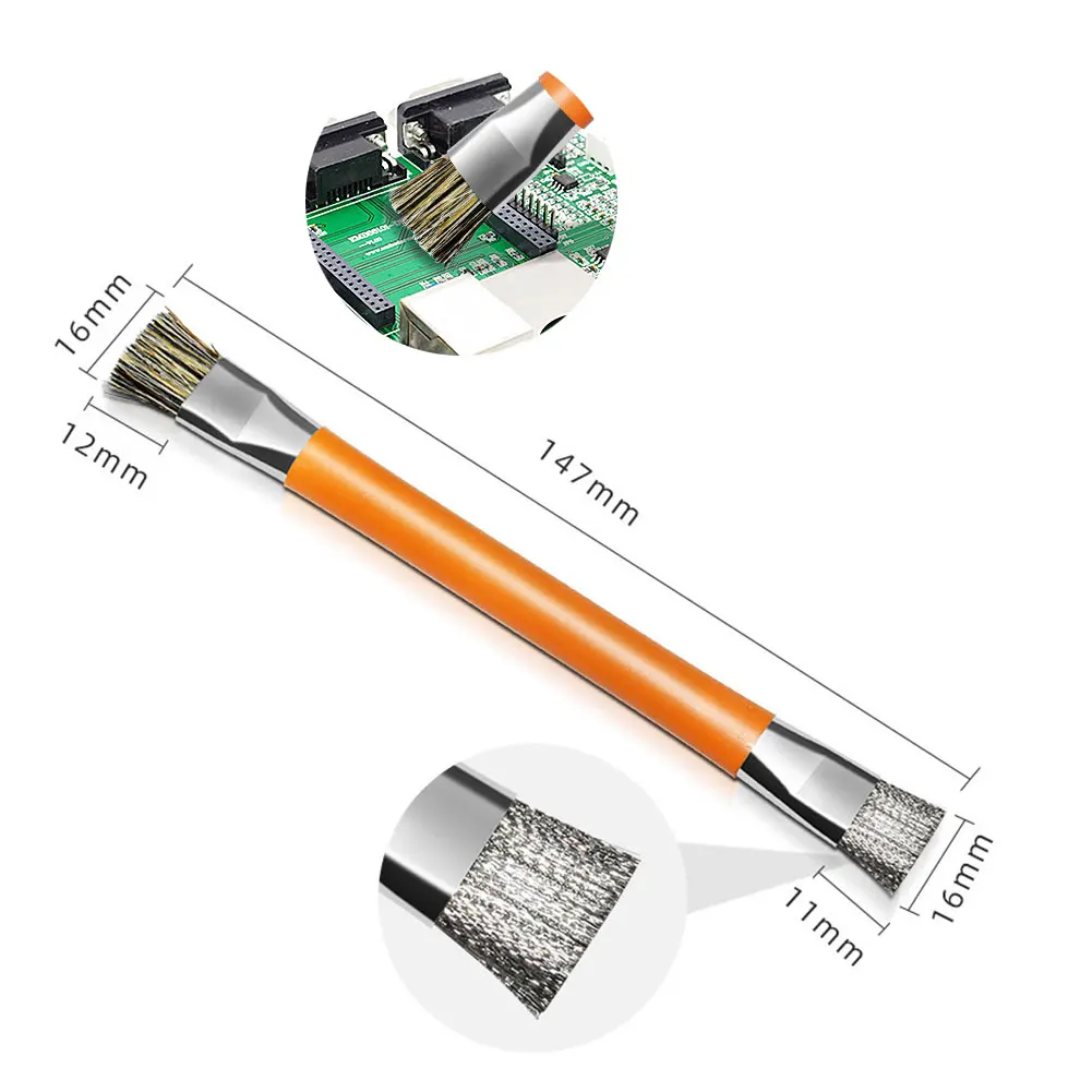 Cepillo de limpieza de placa base ESD antiestático, limpiador de PCB para teléfono, tableta, ordenador portátil, Chip IC, herramienta de reparación de eliminación de pegamento