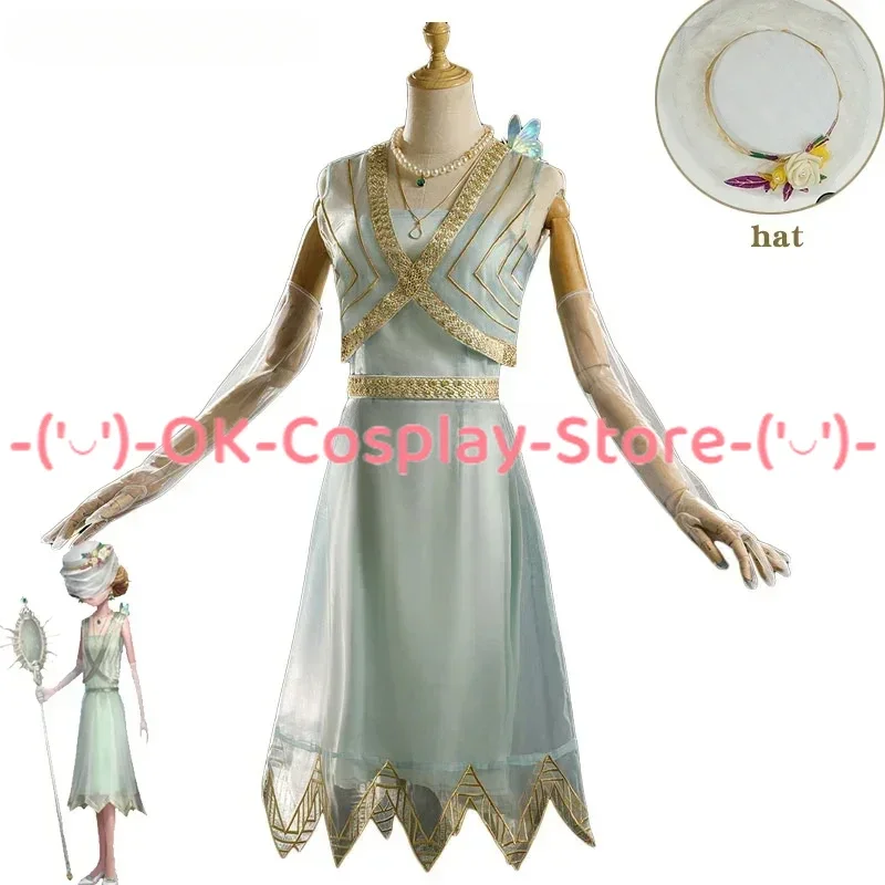 Game Identity V Entomologist Melly Plinius Cosplay Costume Women Cute Dress With Hat Halloween Suit Anime Clothing Custom Made