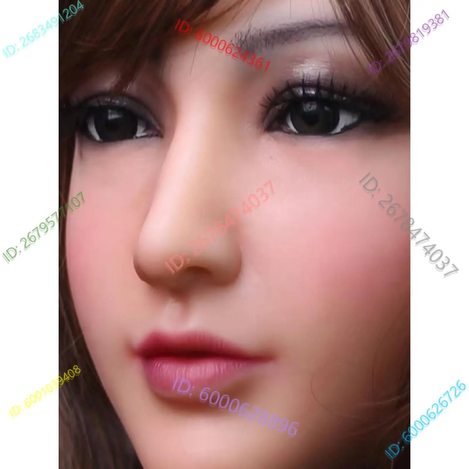 سيليكون امرأة جميلة القبعات COS عبر خلع الملابس ماكياج عكس سلسلة الفيلم والتلفزيون الدعائم الذكور إلى الإناث #3