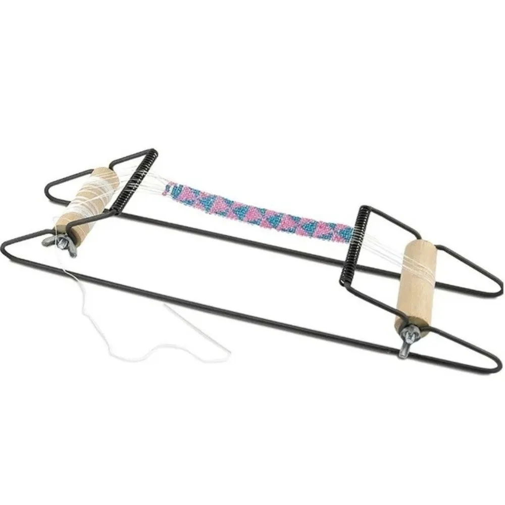 new-stainless-steel-beading-loom-black-diy-bracelet-beading-device-jewelry-making-loom-bracelet-making