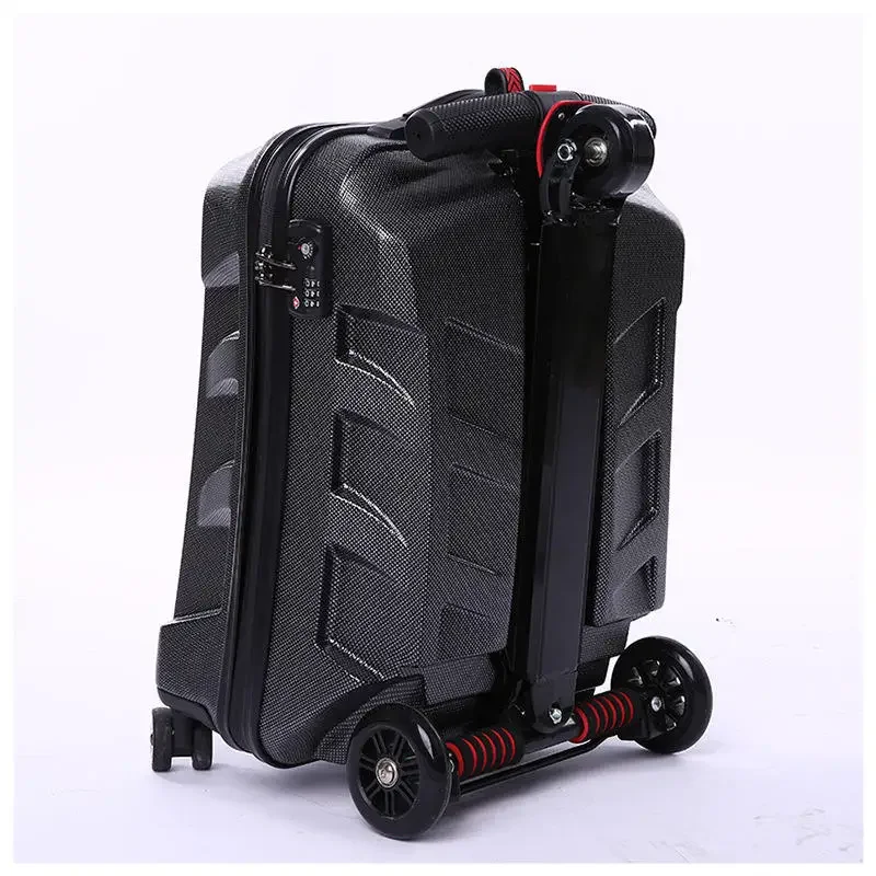 21-Inch travel tie rod bag fits children's luggage with scooter