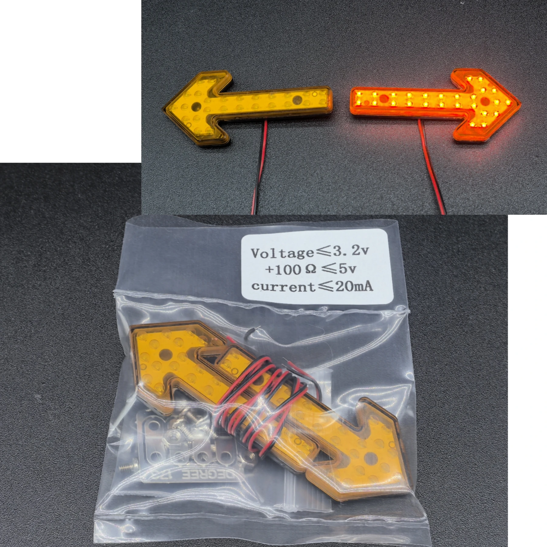 

Arrow Light for Tamiya 1/14 RC Truck Scania 770s 56362 Turn Signal Light 1/14 RC Tractor Trailer LESU Degree DIY Parts