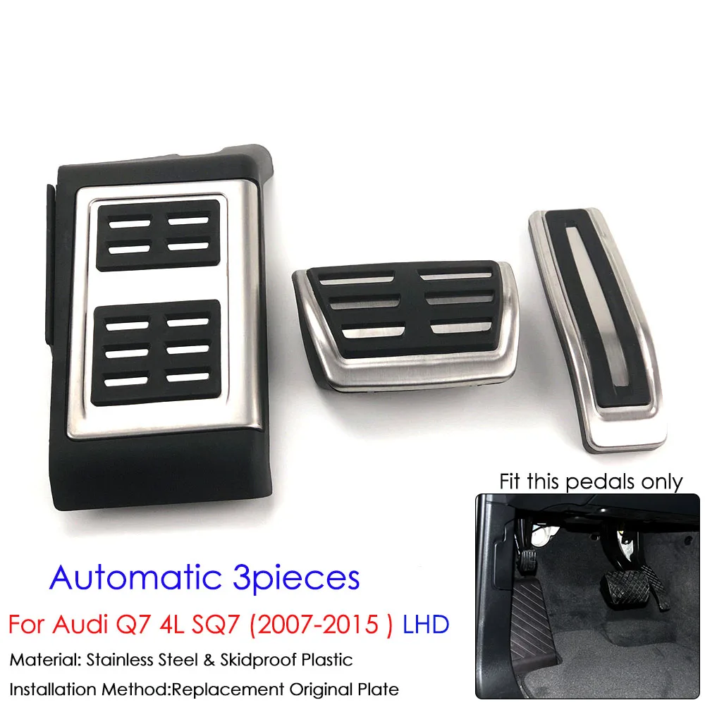 

For Audi Q7 4L (07-15)/ Volkswagen Touareg 07-18/ Porsche Cayenne 07-16 Car Accessories Gas Brake Foot rest Dead Pedal Cover Pad