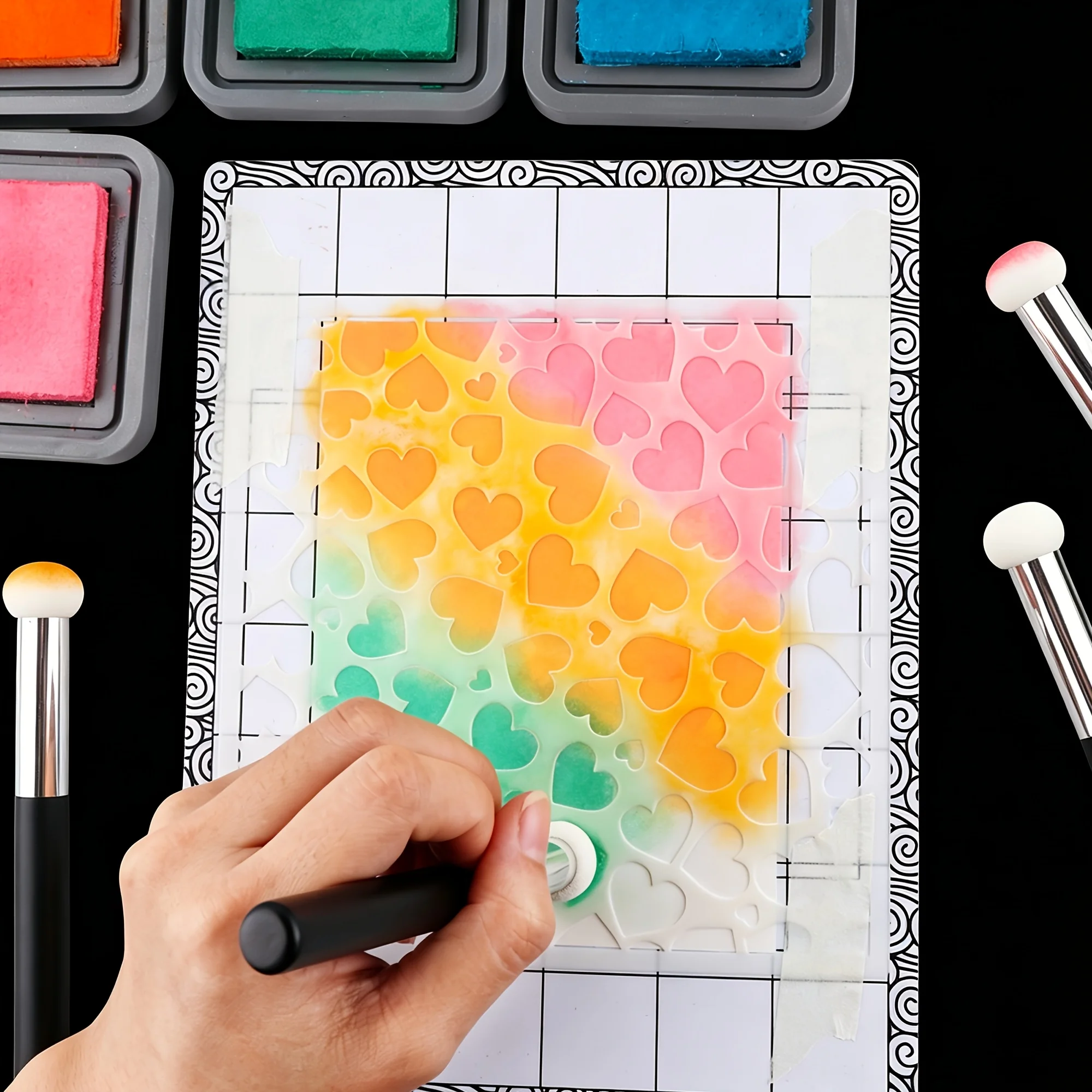 4 قطع من أدوات توزيع الإسفنج،  - مراجعة Art Craft Blend وسعره
